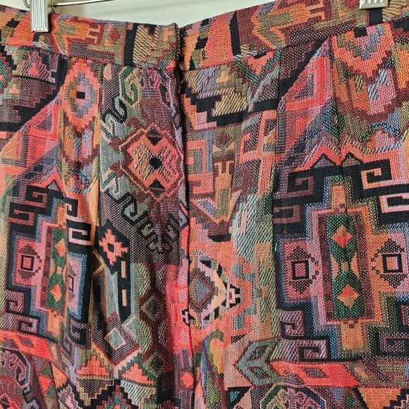 EUC VINTAGE DOUBLE KK DESIGNS SOUTHWESTERN KILIM PAIR TOP & SKIRT SIZE M - Picture 4 of 16